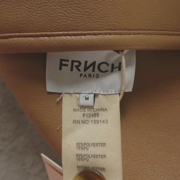 New NWT FRNCH Paris‎ Vest Valerie Gilet
